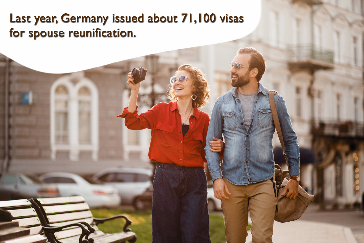 Last year, Germany issued about 71,100 visas for spouse reunification.