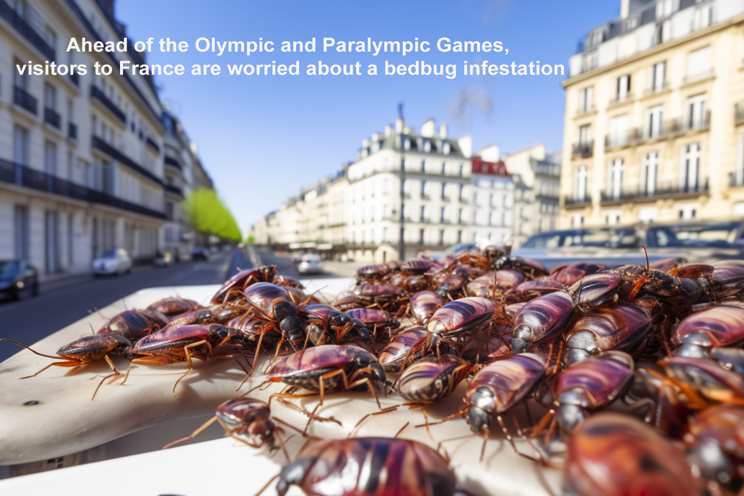 Ahead of the Olympic and Paralympic Games, visitors to France are worried about a bedbug infestation.
