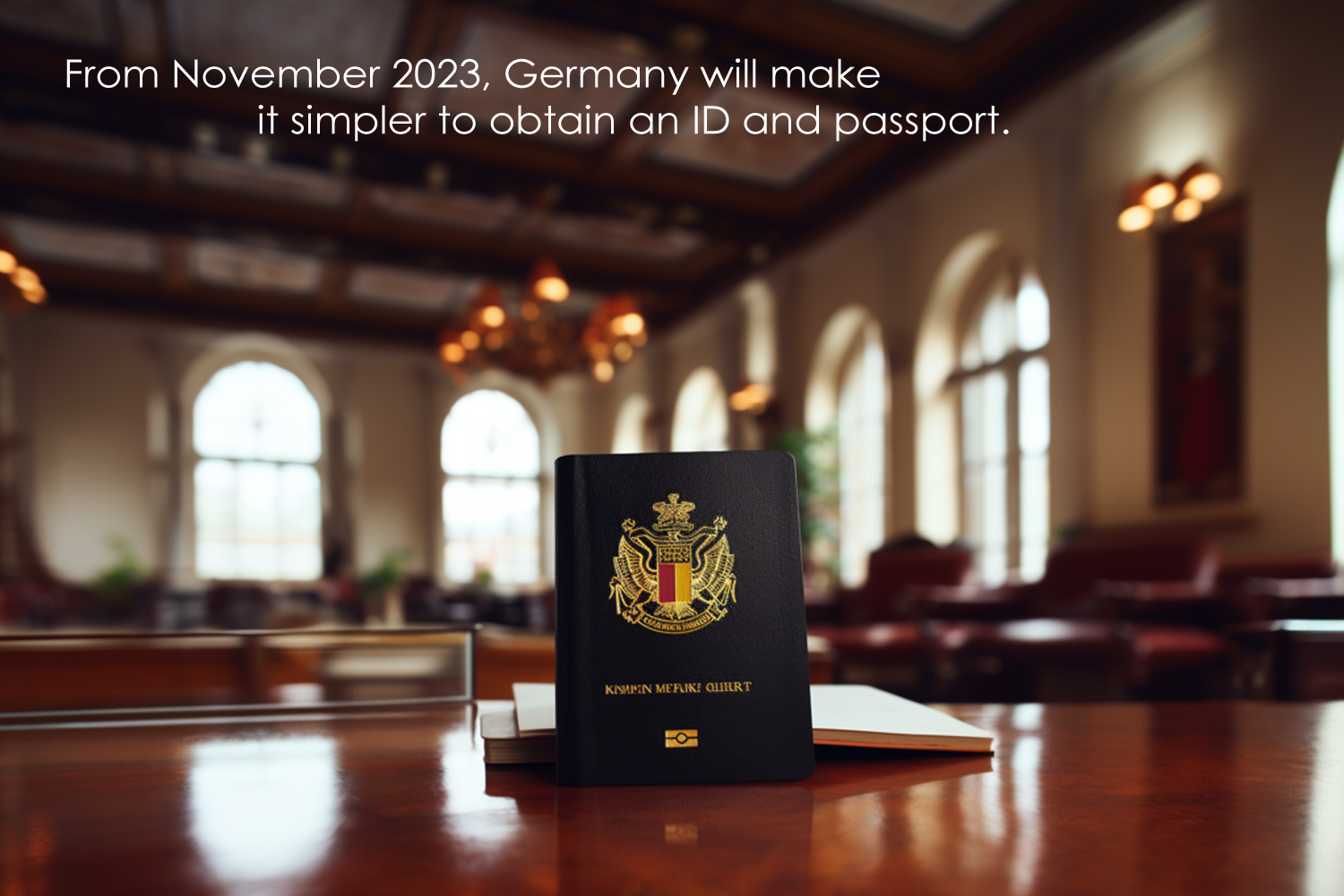 From November 2023, Germany will make it simpler to obtain an ID and passport.