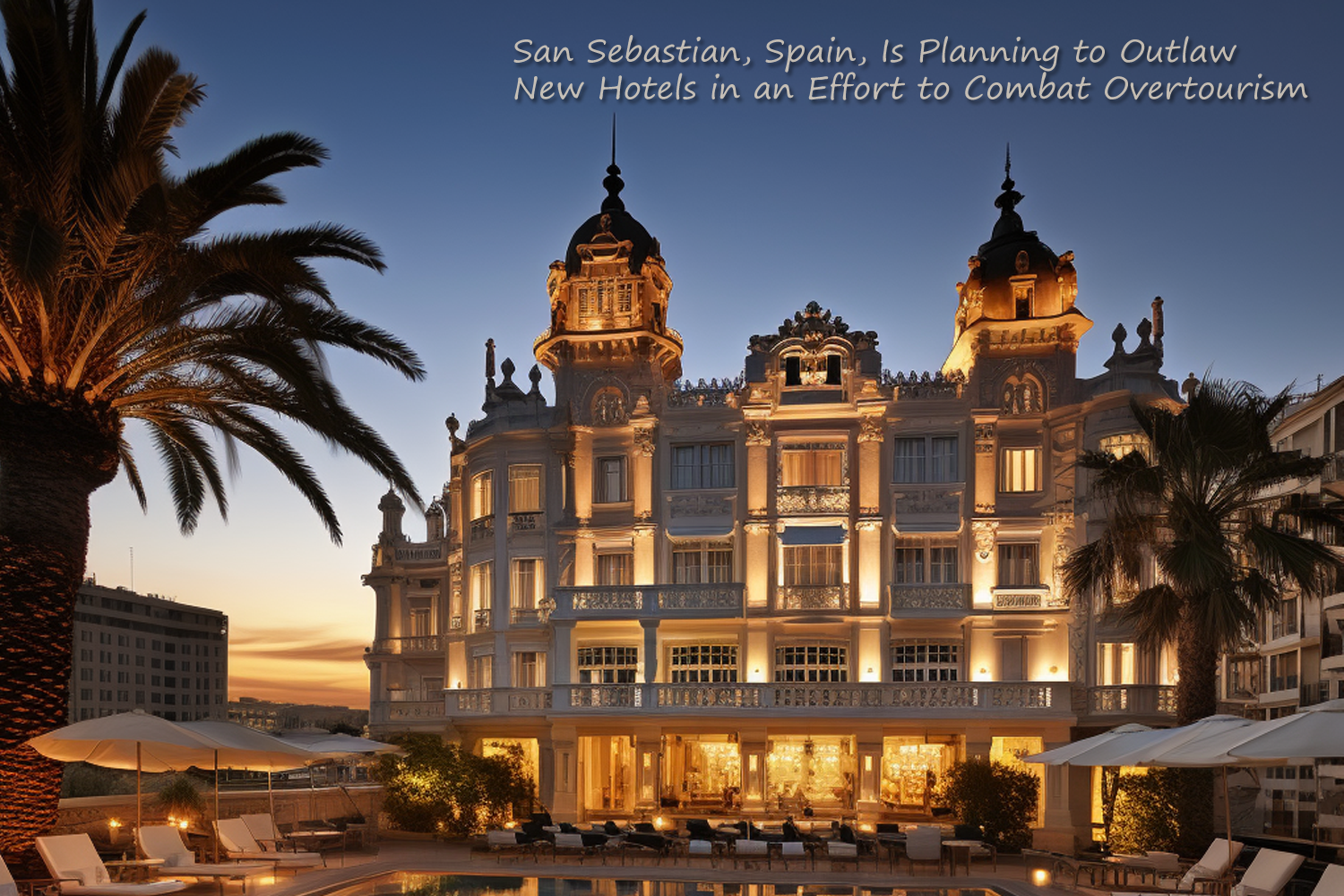 San Sebastian, Spain, Is Planning to Outlaw New Hotels in an Effort to Combat Overtourism.