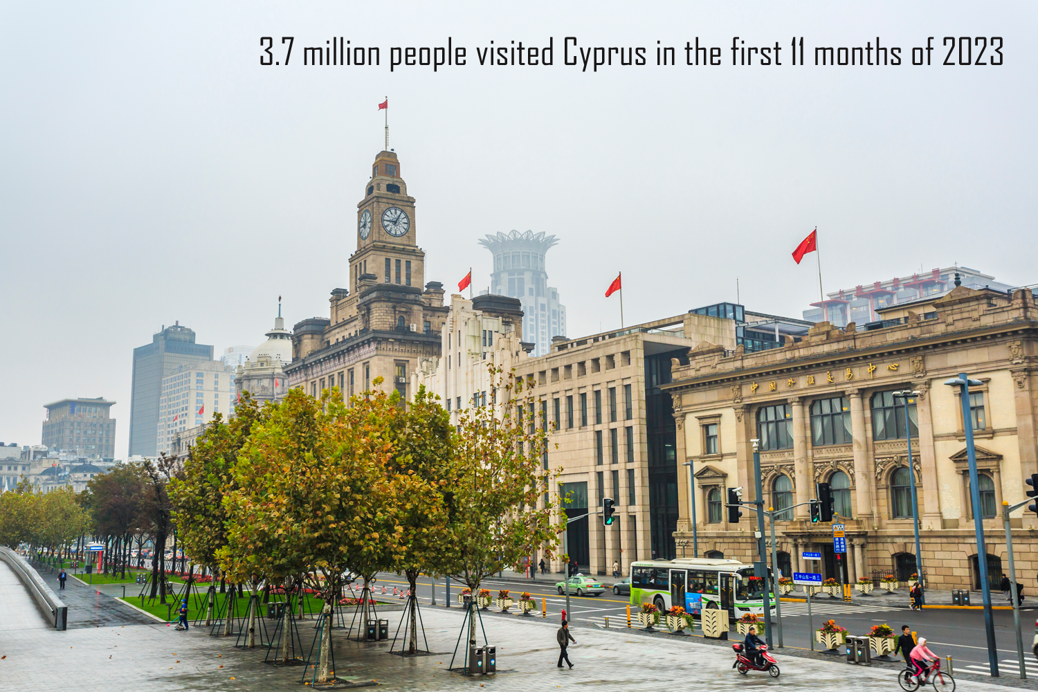 3.7 million people visited Cyprus in the first 11 months of 2023.