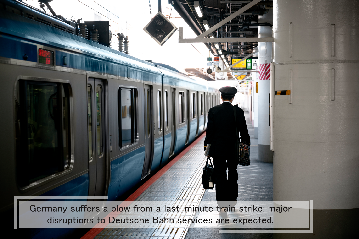 Germany suffers a blow from a last-minute train strike: major disruptions to Deutsche Bahn services are expected