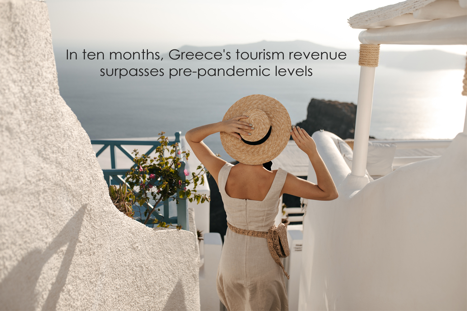 In ten months, Greece's tourism revenue surpasses pre-pandemic levels.