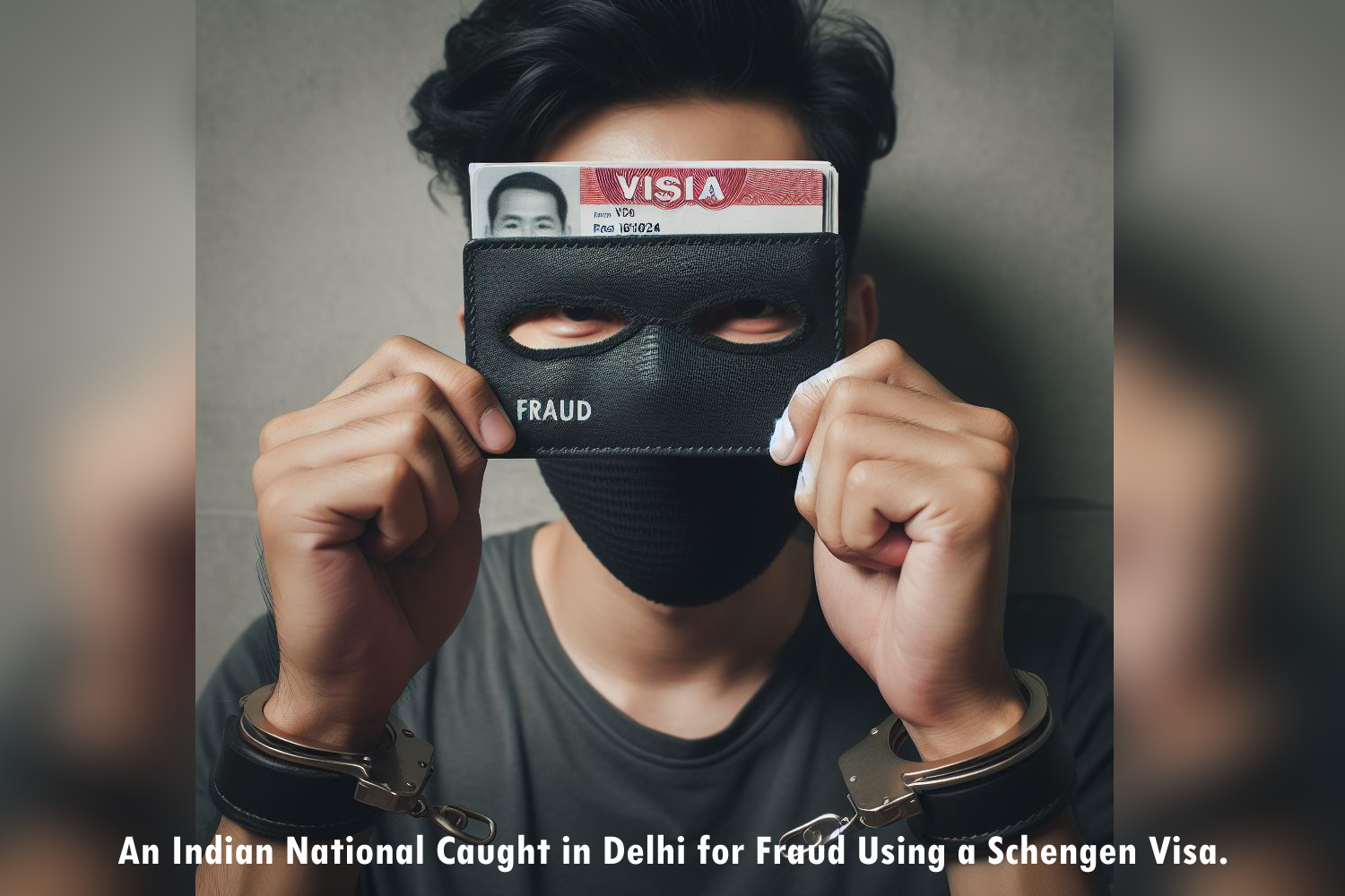 An Indian National Caught in Delhi for Fraud Using a Schengen Visa.