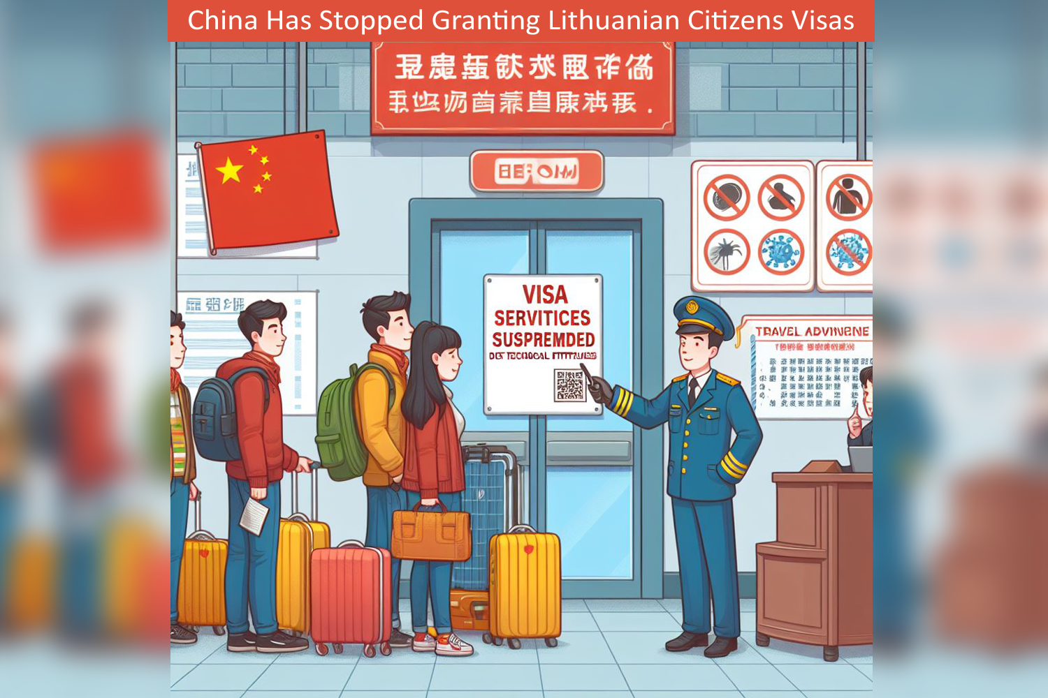 China Has Stopped Granting Lithuanian Citizens Visas.