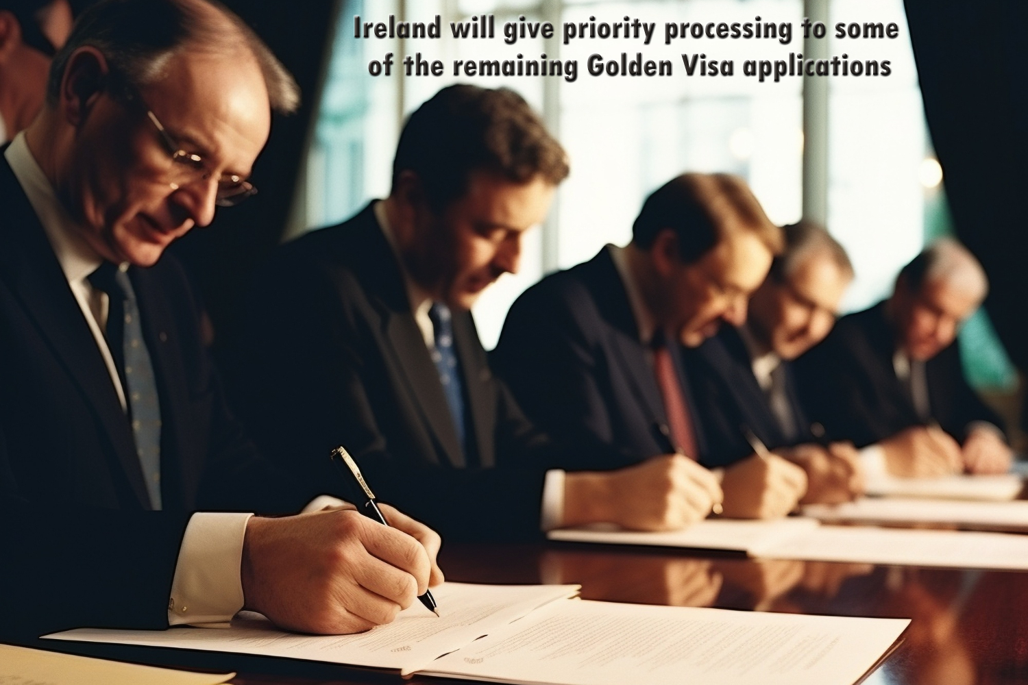 Ireland will give priority processing to some of the remaining Golden Visa applications.