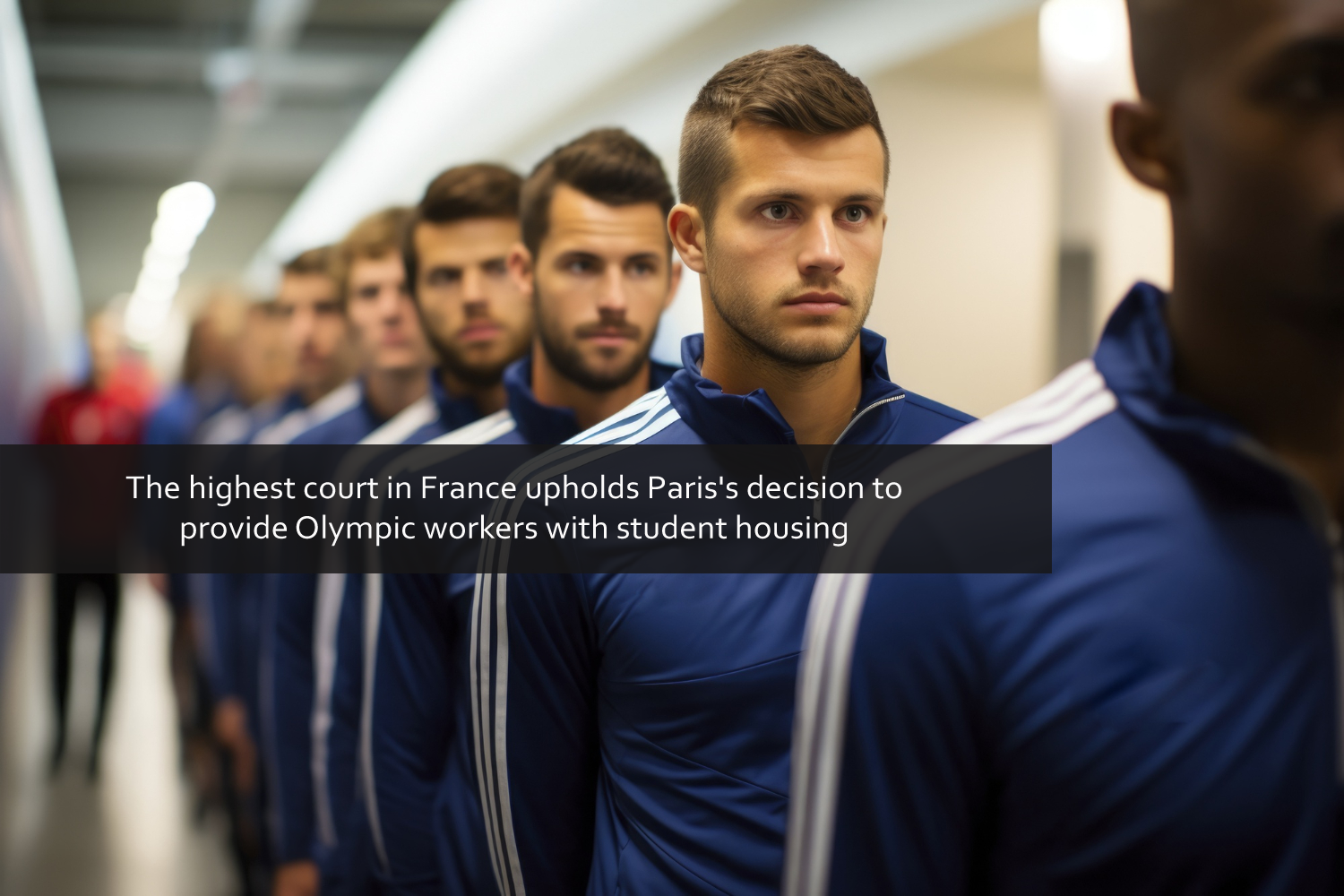 The highest court in France upholds Paris's decision to provide Olympic workers with student housing.