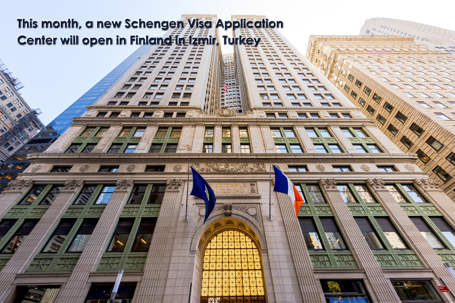This month, a new Schengen Visa Application Center will open in Finland in Izmir, Turkey.