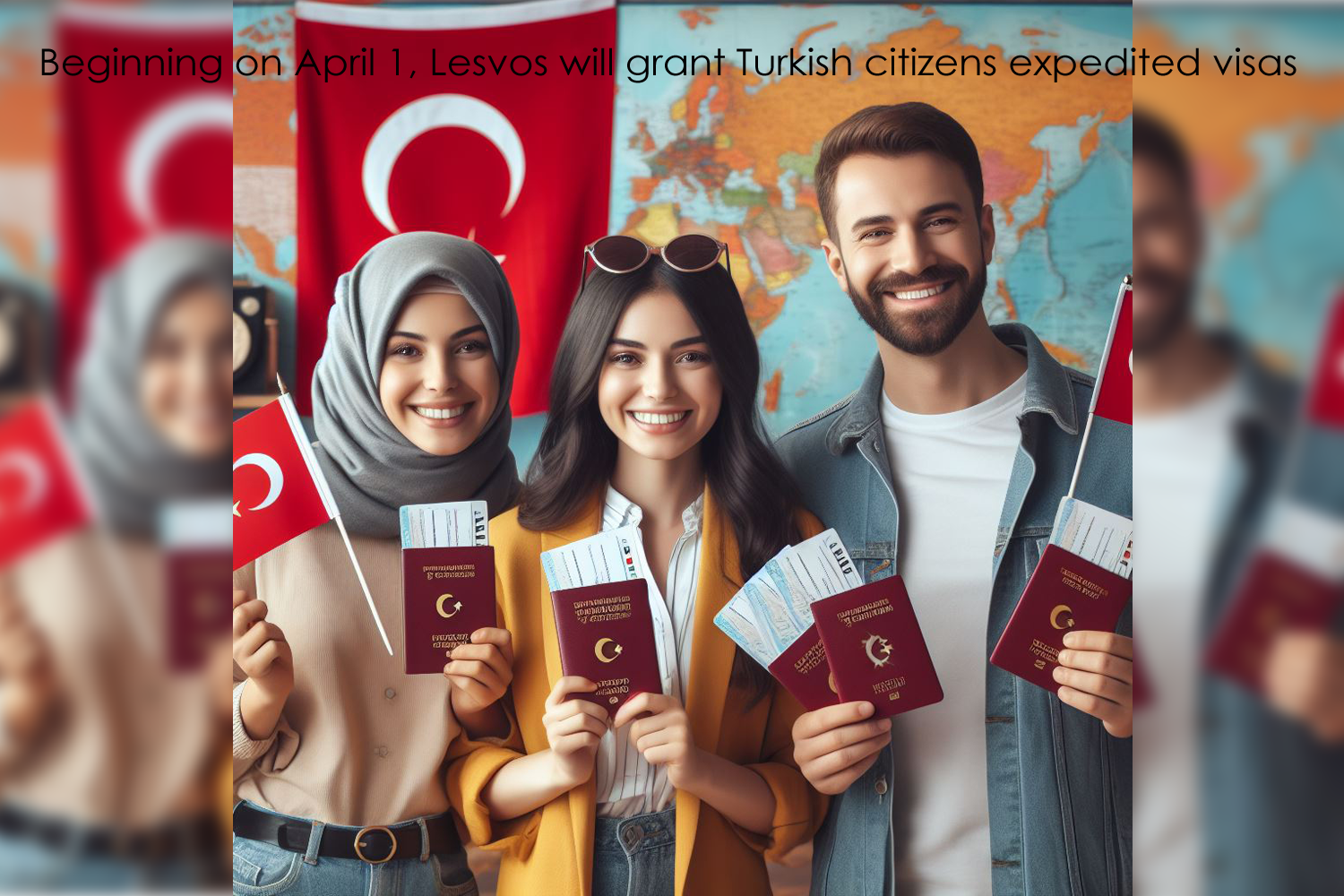 Beginning on April 1, Lesvos will grant Turkish citizens expedited visas.