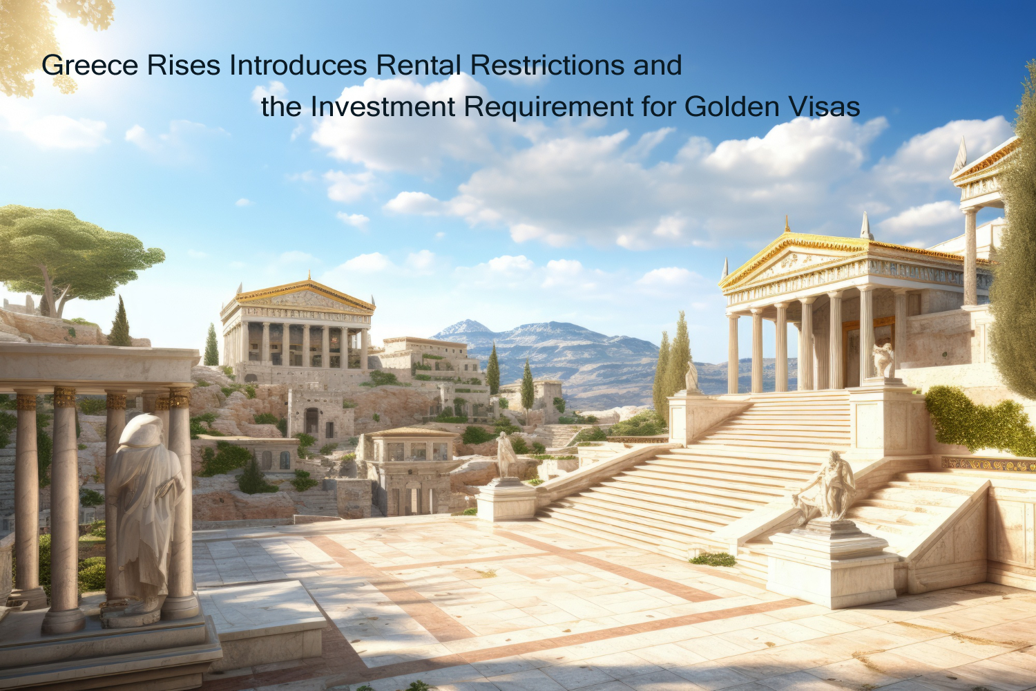 Greece Rises Introduces Rental Restrictions and the Investment Requirement for Golden Visas.